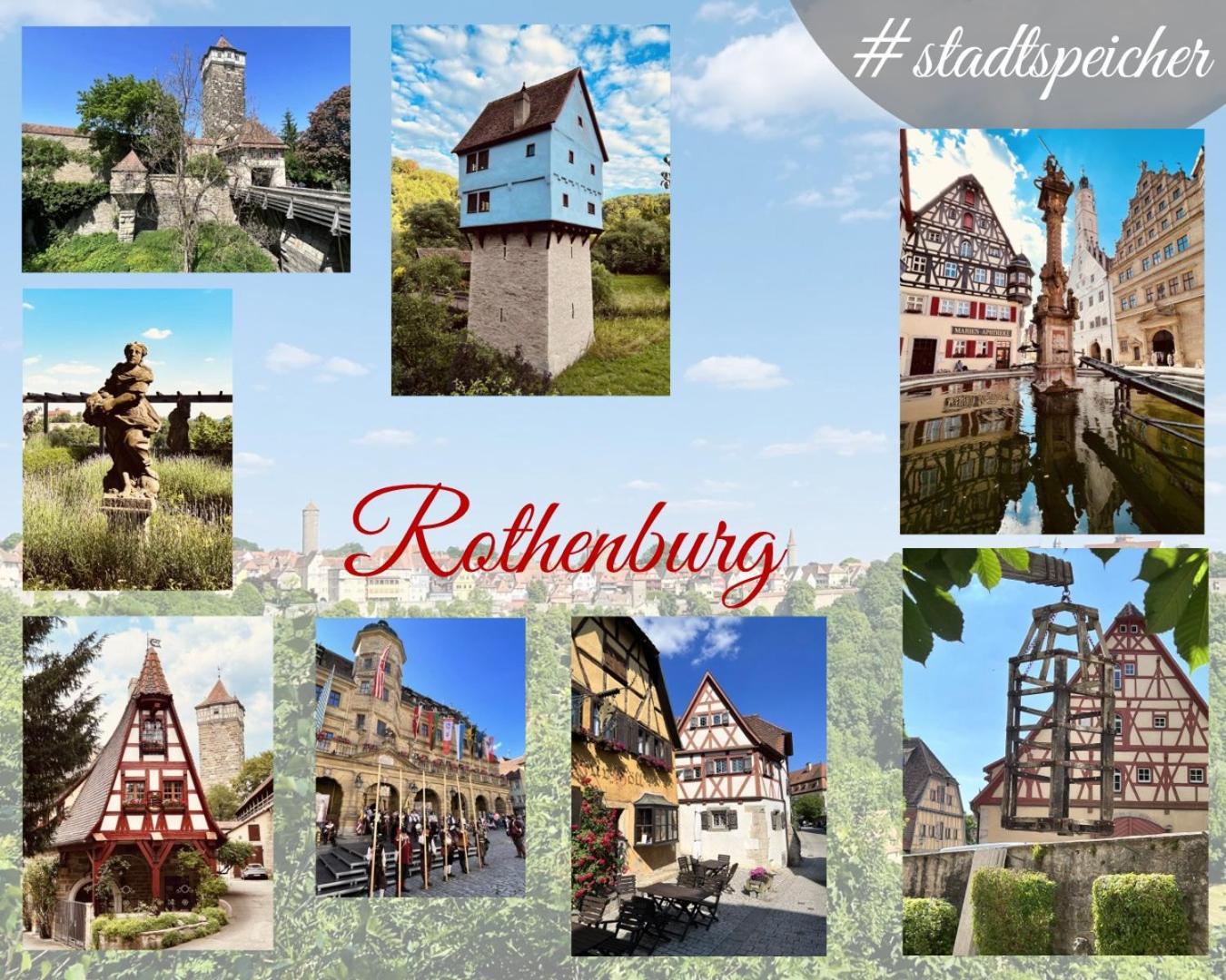 #Stadtspeicher - Suite Goldener Stern In Der Altstadt Rothenburg ob der Tauber Buitenkant foto